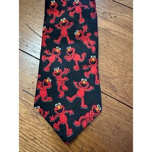 sesame street men's tie with elmo‎